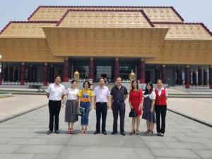 中国文字博物馆“重庆（人和街小学）体验基地”到我馆交流学习