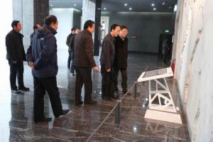 市领导调研中国文字博物馆陈展改造提升工程