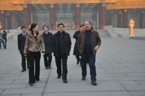 共青团中央学校部领导莅临中国文字博物馆参观视察