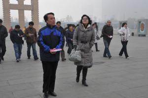 河南日报报业集团“青年记者下基层”学习参观团到中国文字博物馆参观考察