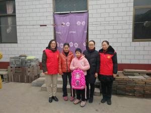 中国文字博物馆妇委会开展“新春送温暖、爱心一帮一”困难儿童帮扶活动