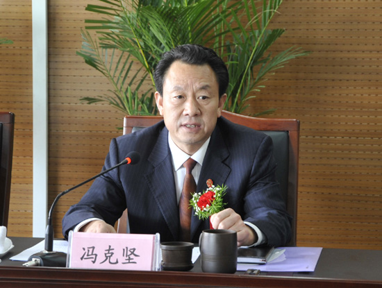 中国文字博物馆党委书记,常务副馆长冯克坚在会上作重要讲话