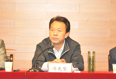 中国文字博物馆党委书记,常务副馆长冯克坚在会上发表重要讲话