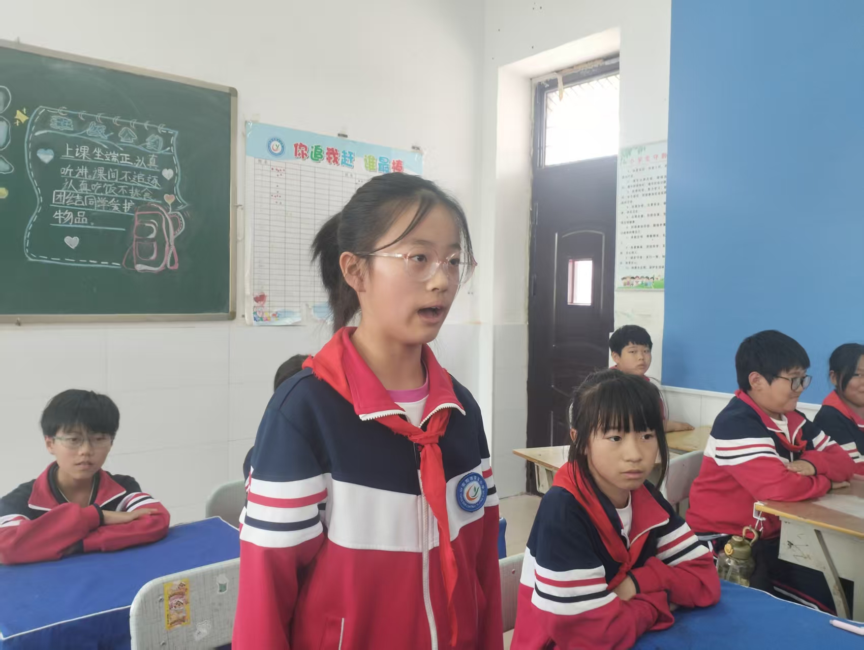 图 5 学生代表发言