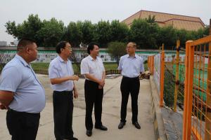 安阳市人民政府副市长李长治视察调研中国文字博物馆续建工程