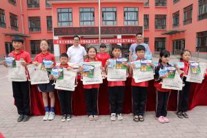 “汉字精神励少年”走进安阳市殷都区下堡中心小学